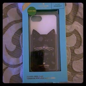 ♠️Kate Spade Cat Handsfree iPhone 8/7 case